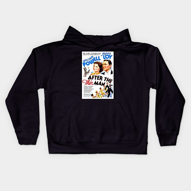 After the Thin Man Kids Hoodie by RockettGraph1cs